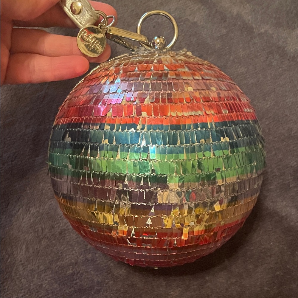 Packed Party Multicolor Mosaic Clutch